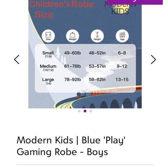 🎮 NWT- Boy's GAMER Soft Fleece Robe & Slippers Size S - Picture 9 of 9